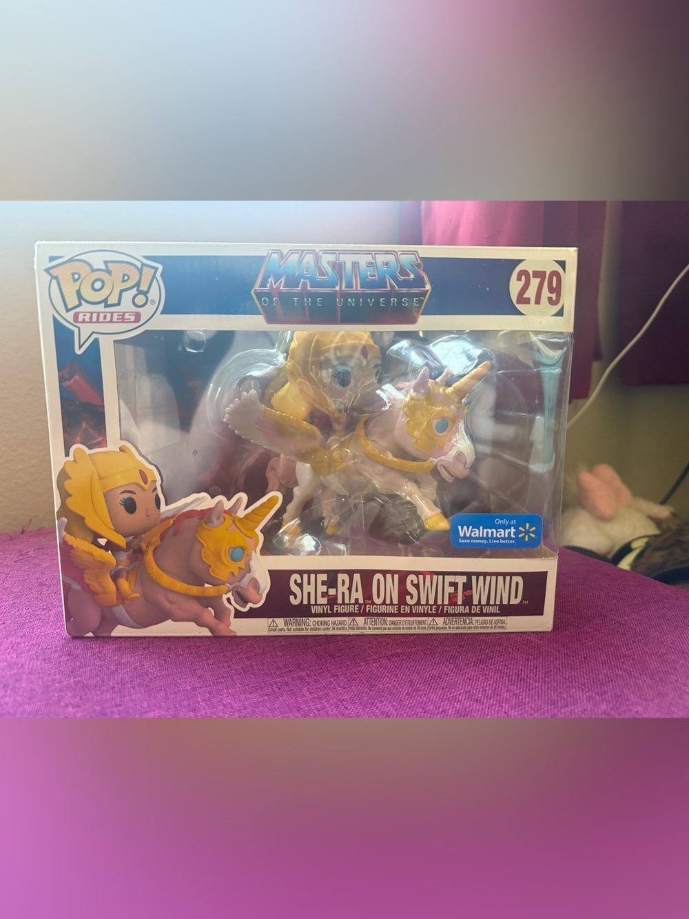 Funko Pop! Rides She-Ra on Swift Wind Vinyl Figure - Pink & Gold